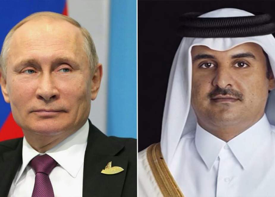 گفتگوی تلفنی امیر قطر و رئیس جمهوری روسیه