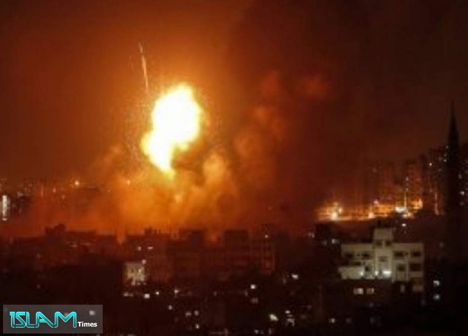 طيران الاحتلال يقصف موقعاً للمقاومة شمال غزة