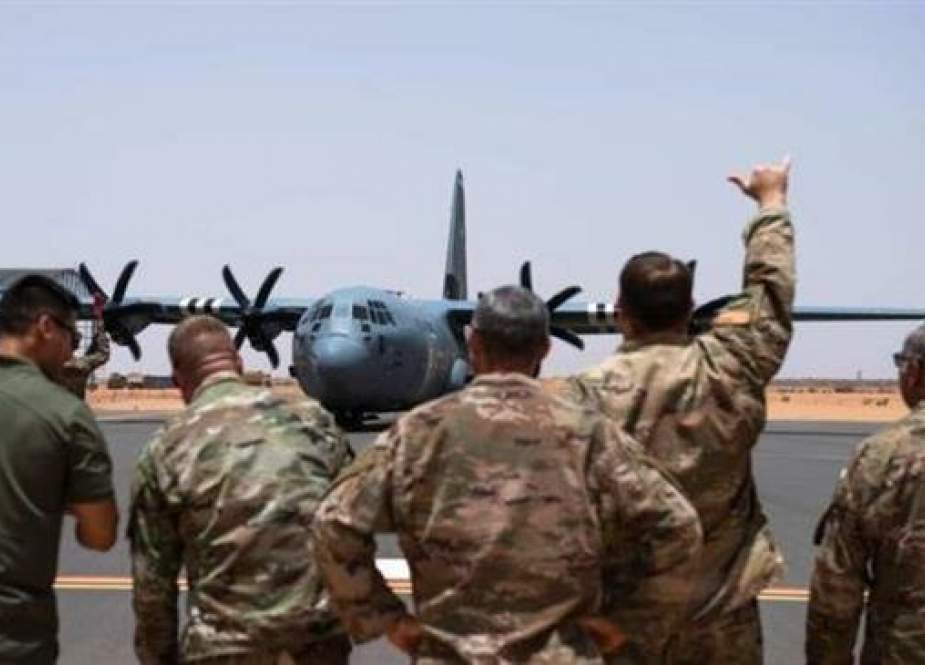 409th Air Expeditionary Group and C-130J Super Hercules taxis in at Nigerien Air Base 201 in Agadez, Niger.jpg