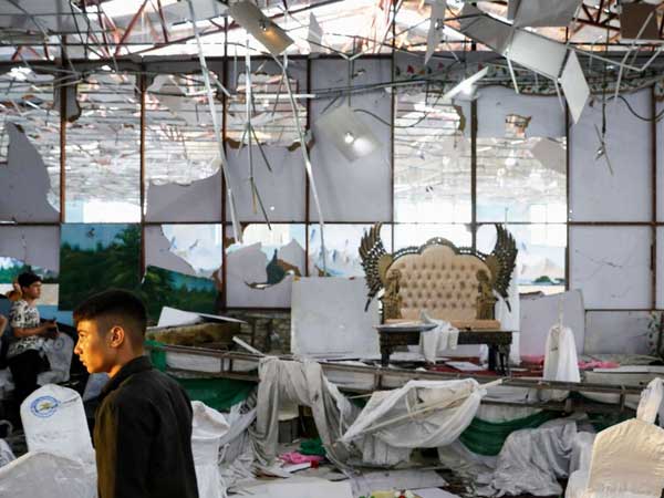 افغانستان، شادی کی تقریب میں دھماکا، 63 افراد جاں بحق