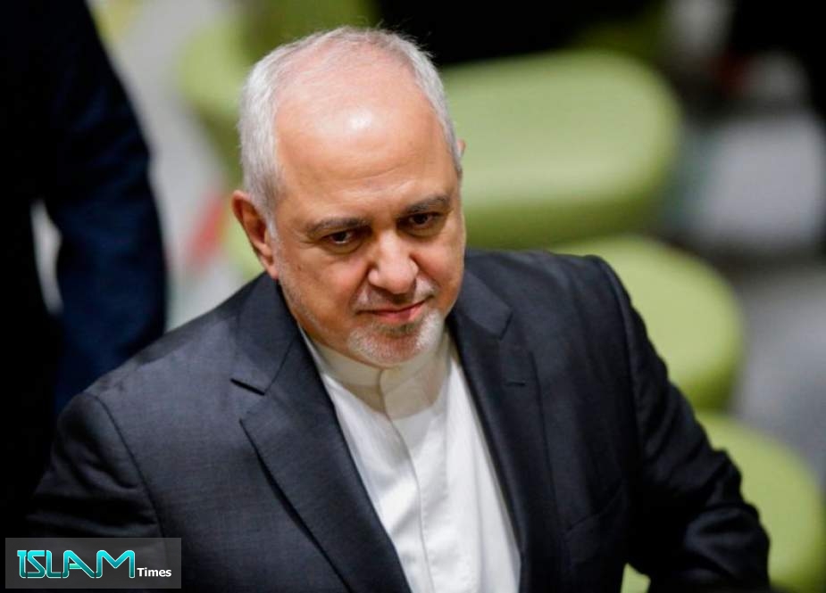 In this file photo taken on July 17, 2019, Iranian Foreign Minister Mohammad Javad Zarif arrives at a high level political forum on sustainable development at UN Headquarters in New York.