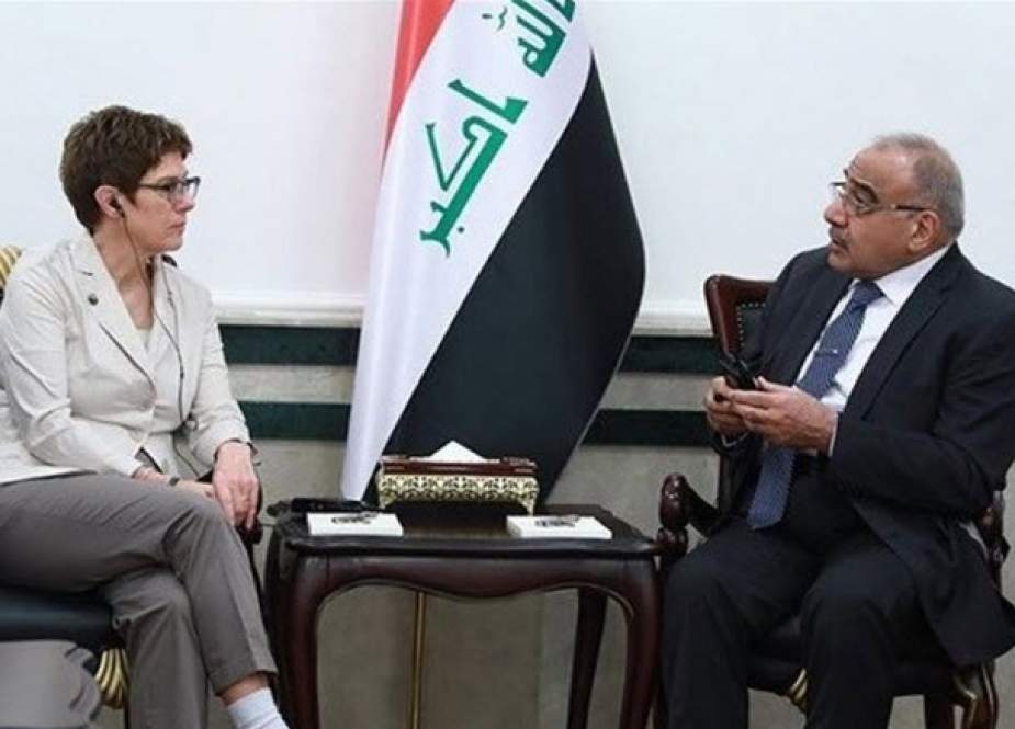 دیدار وزیر دفاع آلمان با عبدالمهدی/ مذاکرات بغداد و اروپا درباره داعش