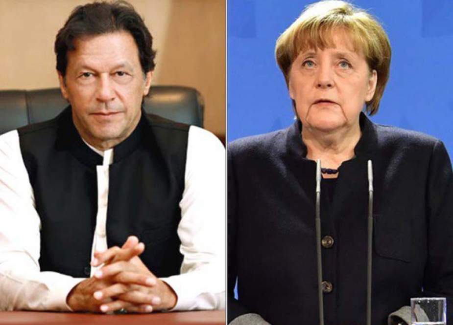 عمران خان کا جرمن چانسلر سے رابطہ، مقبوضہ کشمیر میں بھارتی اقدامات پر تبادلہ خیال
