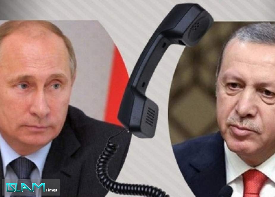 أردوغان يهاتف بوتين بخصوص إدلب