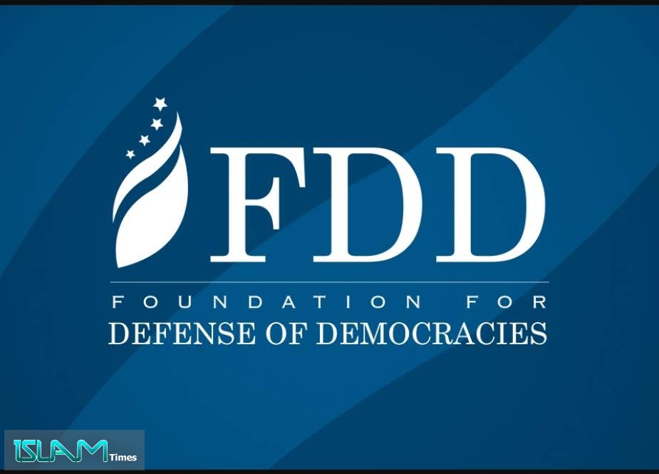 The logo of the US Foundation for Defense of Democracies