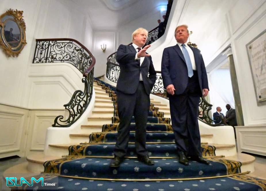 US President Donald Trump and British Prime Minister Boris Johnson meet in Biarritz, France,