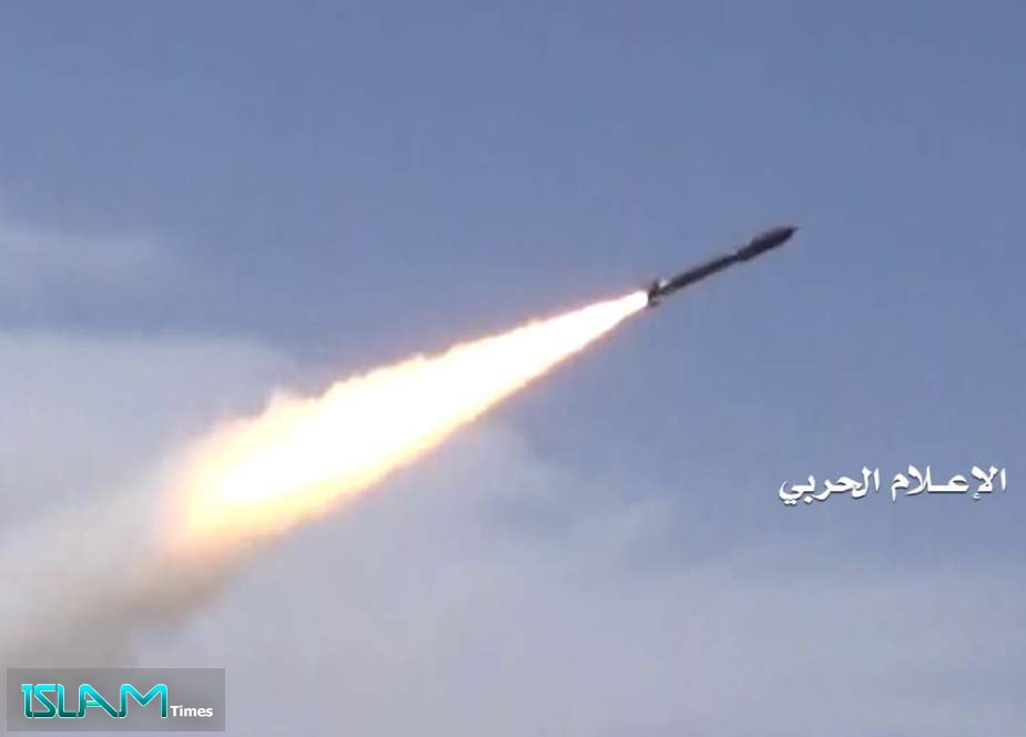 Ballistic missile fired by Yemen