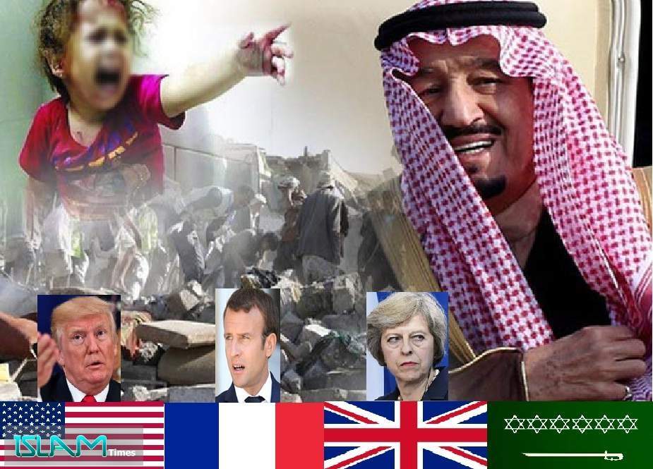 یمن کیخلاف سعودی جنگی جرائم میں برطانیہ، فرانس اور امریکہ بھی شریک ہیں، اقوام متحدہ