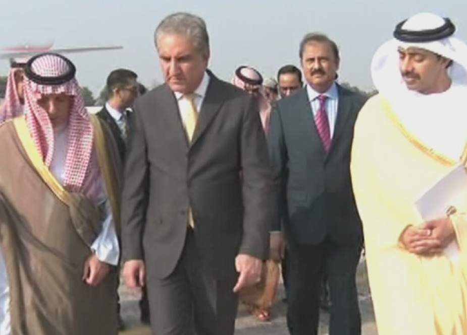 سعودی اور اماراتی وزیر خارجہ پاکستان پہنچ گئے
