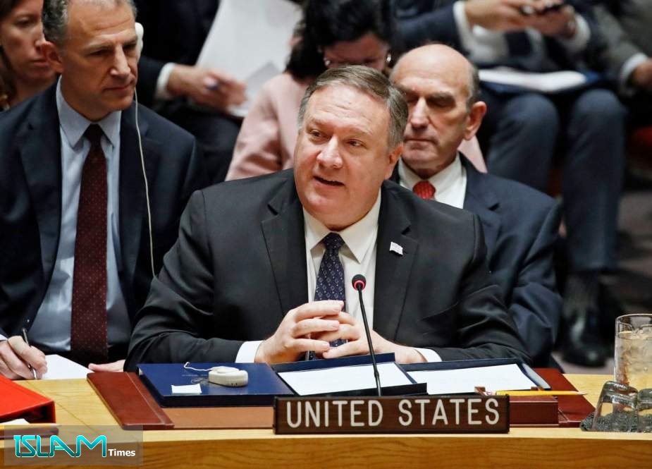 US Secretary of State Mike Pompeo attends a United Nations Security Council meeting