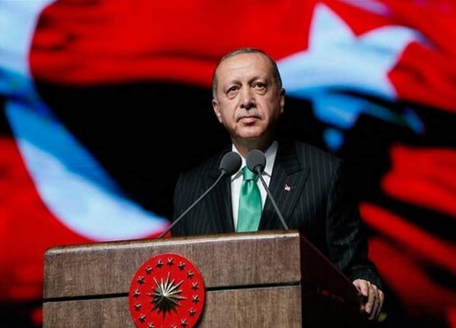 اردوغان: آمریکا به‌دنبال ایجاد منطقه امن برای گروه تروریستی است