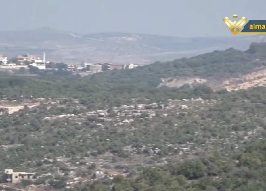 Palestinian-Lebanese border towards the southern town of Ramieh.png
