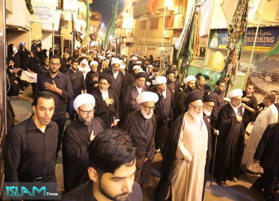 مسيرات حسينية في البحرين في العاشر من محرم