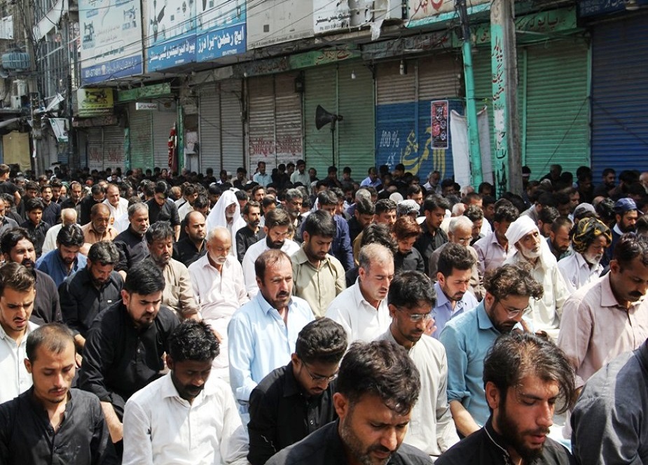 راولپنڈی میں آئی ایس او کے زیراہتمام نماز باجماعت کا اہتمام