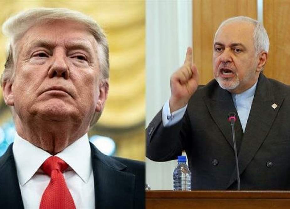 Iran’s Foreign Minister Mohammad Javad Zarif and US President Donald Trump.jpg