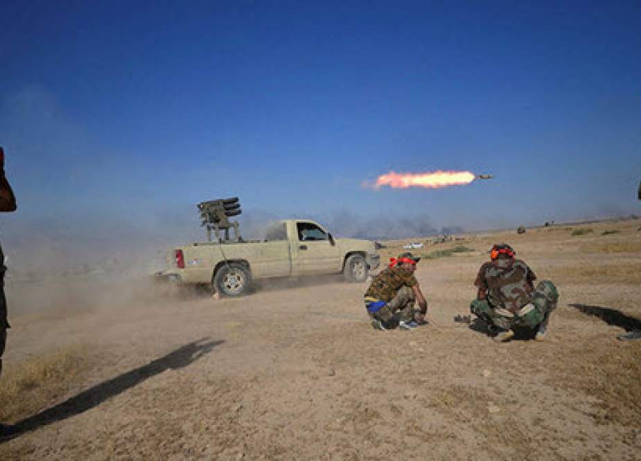 نیروهای حشد شعبی یک پهپاد را در شرق عراق سرنگون کردند