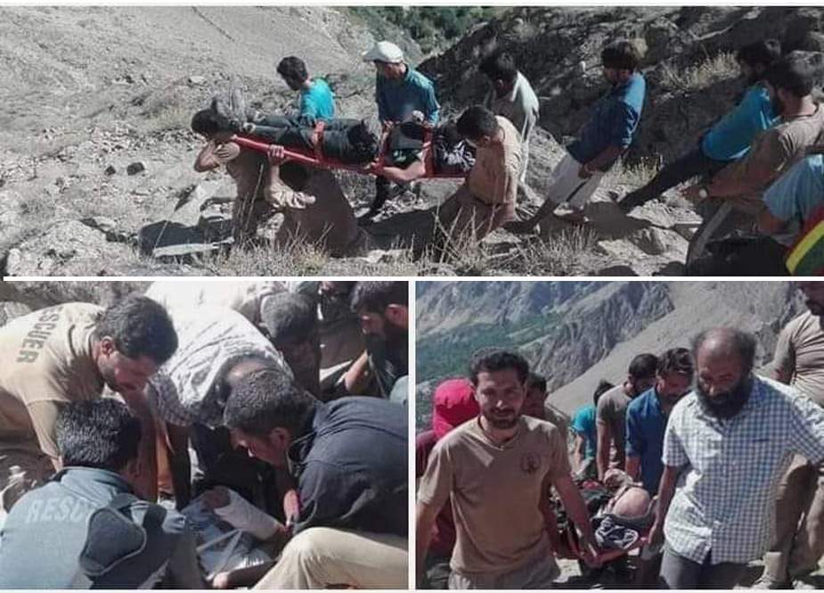ہنزہ، غیر ملکی سیاح پیراشوٹ کے ذریعے چھلانگ لگاتے ہوئے پہاڑی سے ٹکرا کر شدید زخمی