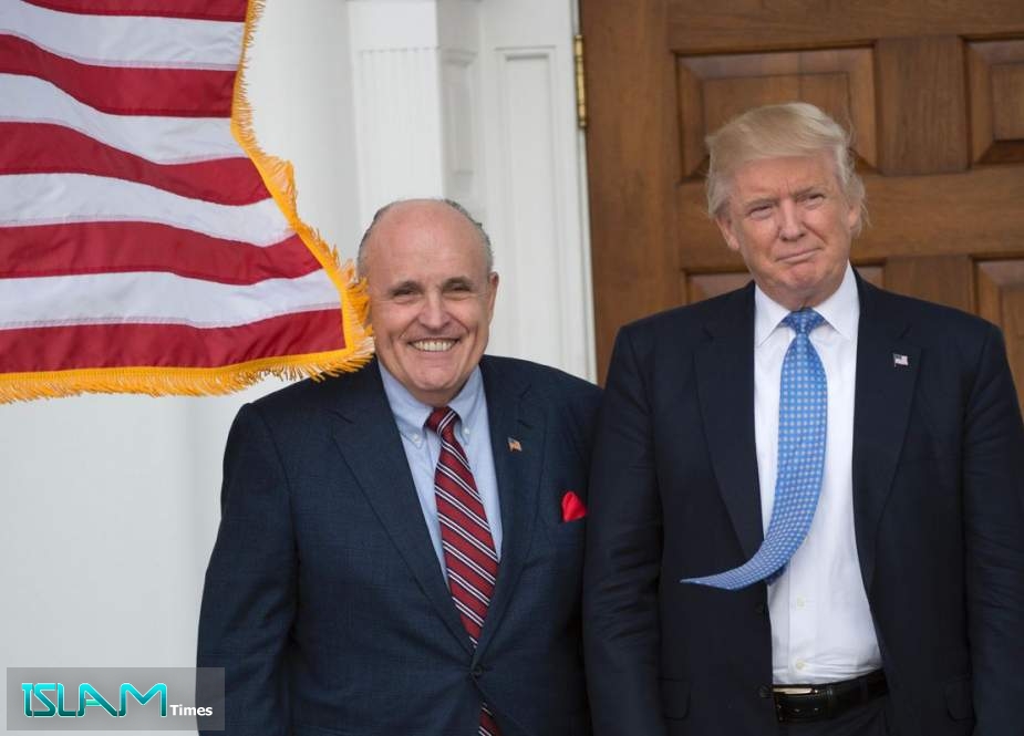 President-elect Donald Trump meets with former New York City Mayor Rudy Giuliani