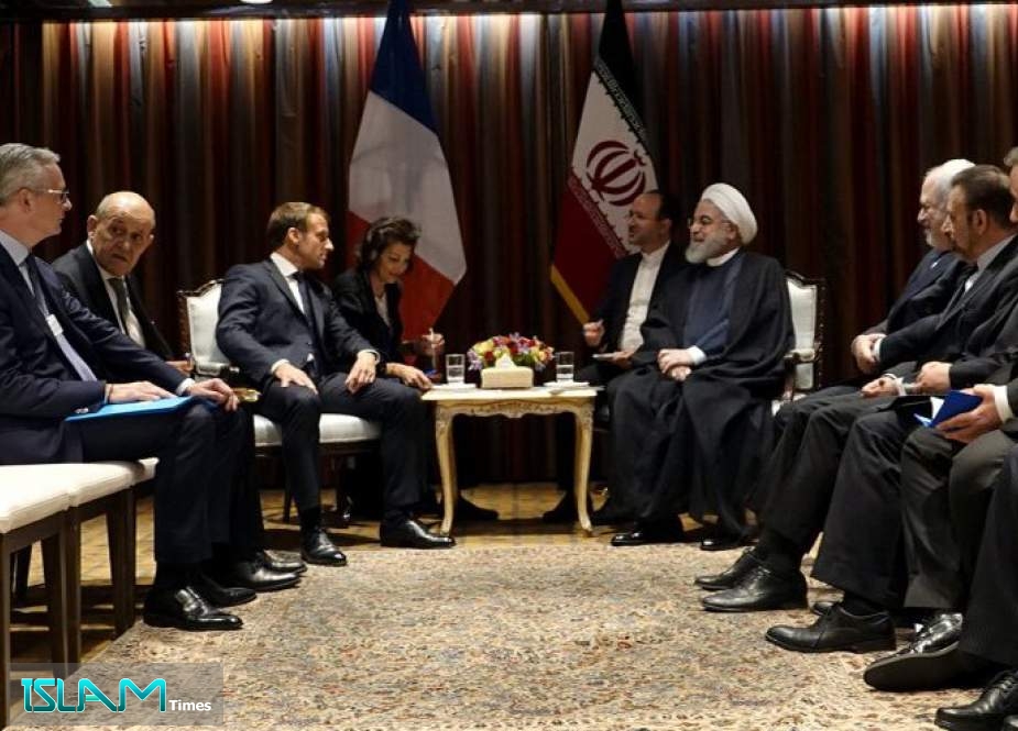 روحاني يلتقي ماكرون والاخير يرحب بخطته للسلام