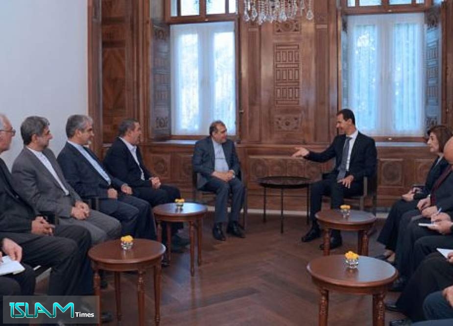 President Assad Receives Senior Iranian Diplomat, Underscores Coordination among Damascus, Tehran and Moscow