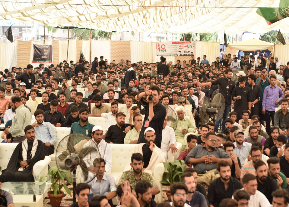 دفتر مشیرِ امور طلباء اور آئی ایس او کے تحت جامعہ کراچی میں عظیم الشان یوم حسین (ع) کا انعقاد