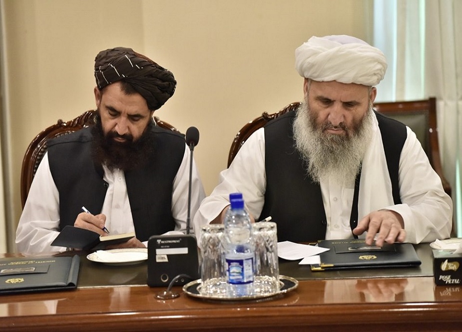 اسلام آباد، افغان طالبان کے وفد کی دفتر خارجہ آمد کی تصاویر
