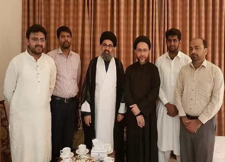 اسلام آباد، علامہ شہنشاہ نقوی سے ایم ڈبلیو ایم اور آئی ایس او کے رہنماؤں کی ملاقات کی تصاویر