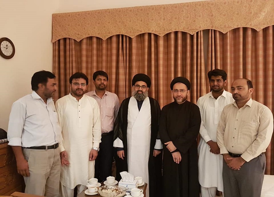 اسلام آباد، علامہ شہنشاہ نقوی سے ایم ڈبلیو ایم اور آئی ایس او کے رہنماؤں کی ملاقات کی تصاویر