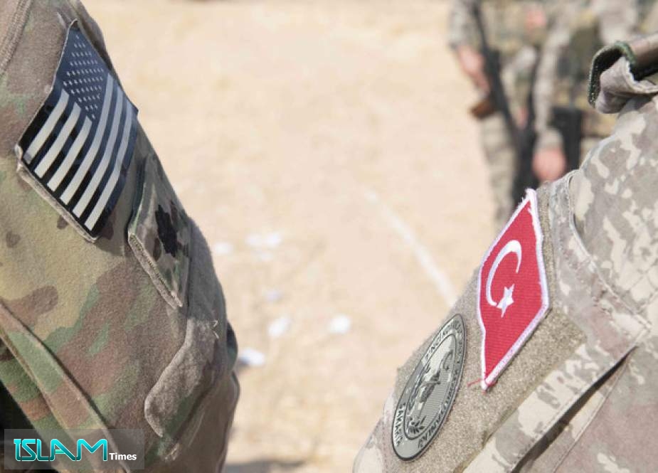 US and Turkish military forces conduct the third ground combined joint patrol inside the security mechanism area, Oct. 4, 2019