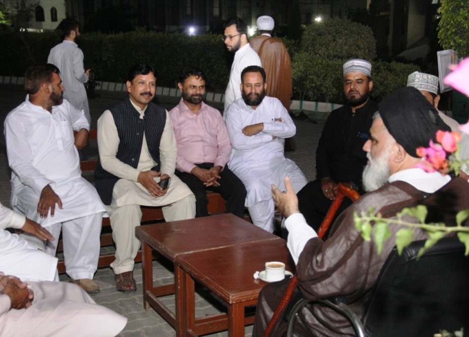 تحریک منہاج القرآن کے وفد کی علامہ سید جواد نقوی سے ملاقات کے مناظر