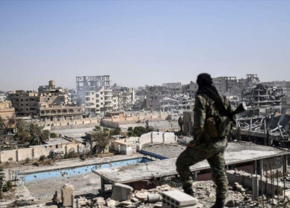 Kota Raqqa yang hancur (Hispan TV)