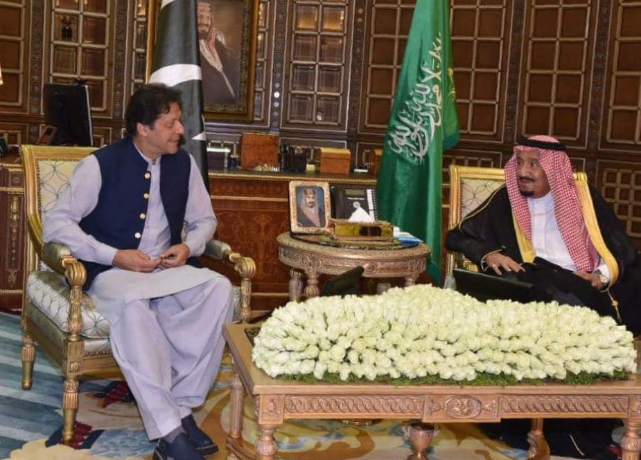ایران سعودیہ مصالحتی کوشش، عمران خان کی سعودی عرب میں فرمانروا سے ملاقات