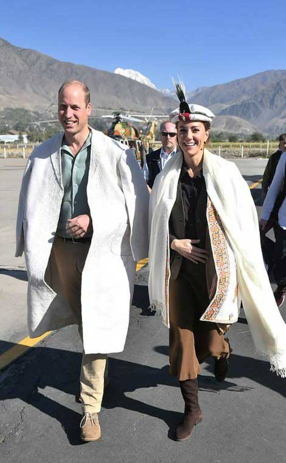 برطانوی شہزادے ولیم اور انکی اہلیہ کیٹ میڈلٹن کا دورہ چترال