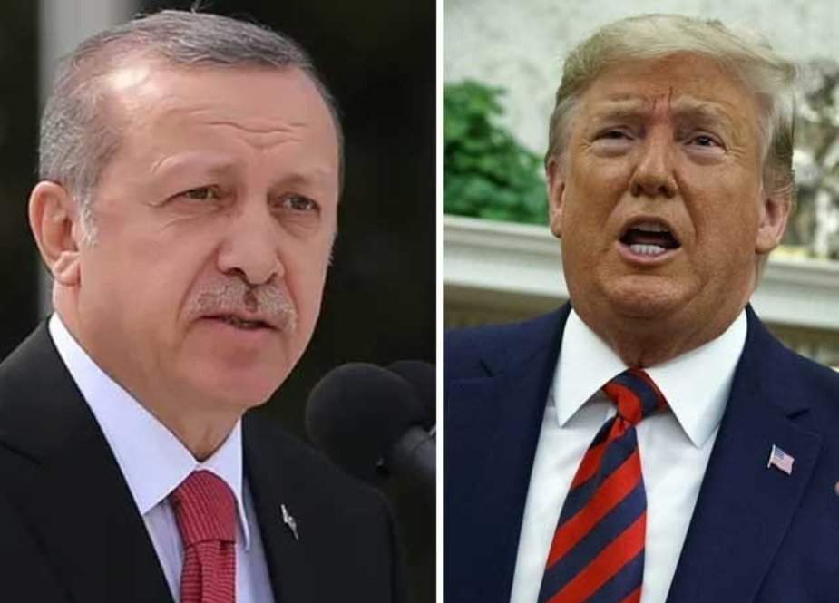 شام کے مسئلے پر صرف صدر ٹرمپ سے براہ راست ڈیل کریں گے، ترک صدر