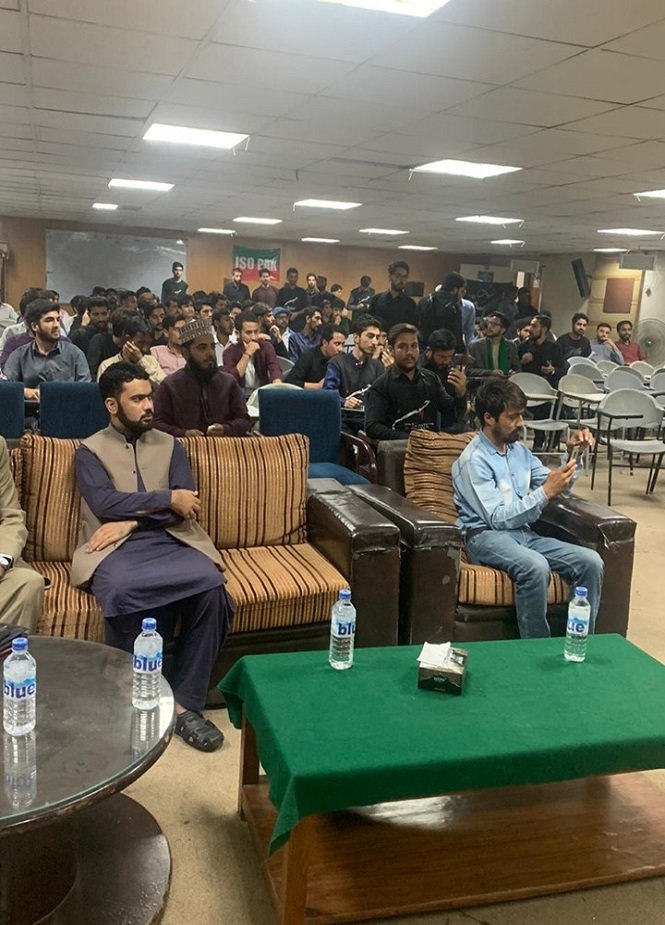 اسلام آباد، وفاقی اردو یونیورسٹی میں آئی ایس او کے یوم حسینؑ کی تصاویر