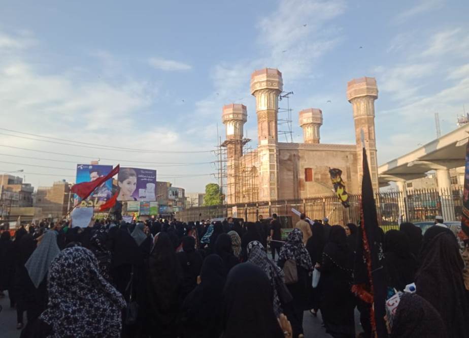 لاہور میں چوک یتیم خانہ سے کربلا گامے شاہ تک علامتی اربعین واک