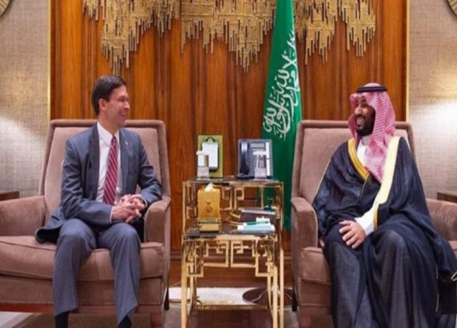 دیدار وزیر دفاع آمریکا با ولیعهد عربستان در ریاض