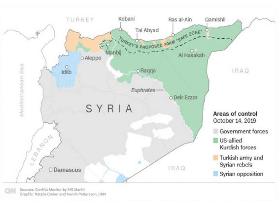 وضعیت جدید شمال سوریه پس از توافق اردوغان و پوتین