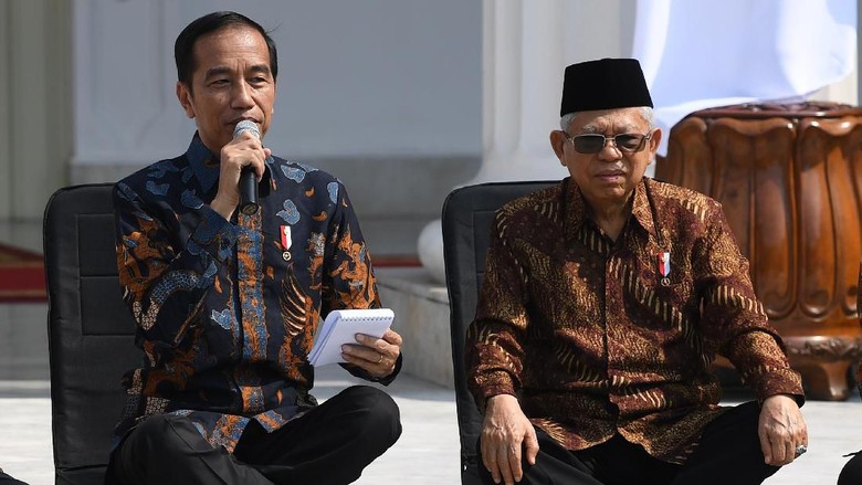 Presiden Jokowi dan Wapres Ma
