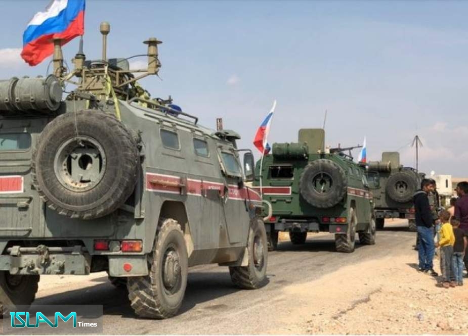 Russian military police vehicles in northeastern Aleppo province, Syria, October 24, 2019 © RIA Novosti/ Mikhail Alaeddin