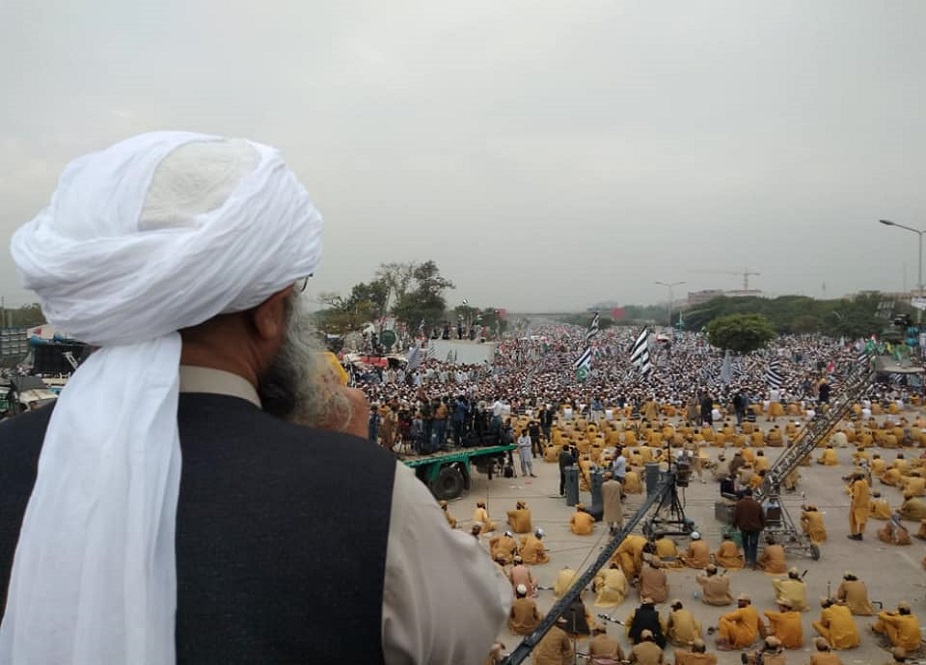 اسلام آباد، جے یو آئی (ف) کے آزادی مارچ جلسہ عام کی تصاویر