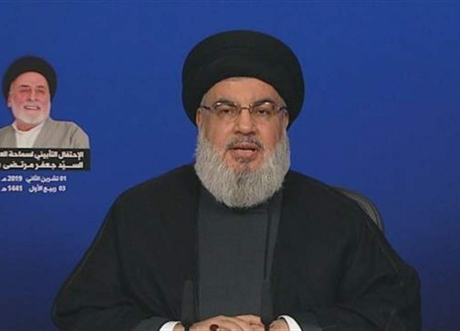 Sayyed Hassan Nasrallah, secretary general of the Lebanese Hezbollah resistance movement.jpg