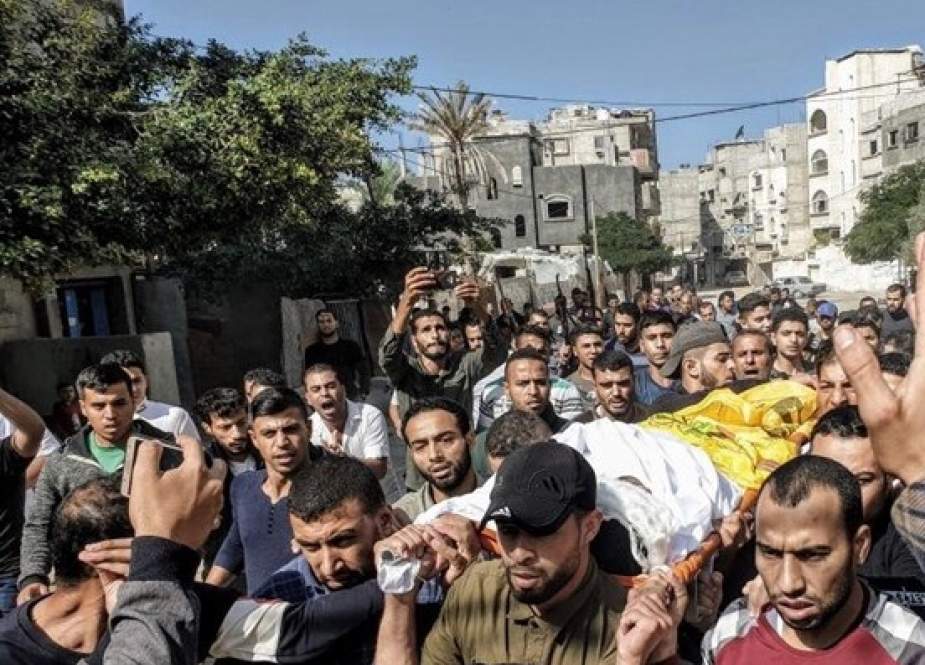 Gazans mourned the martyr.jpg