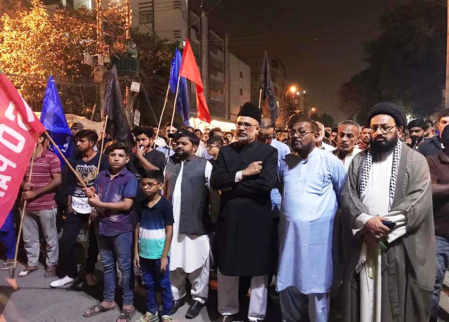 آئی ایس او کے کراچی تحت گستاخ امام زمانہ (عج) عبدالستار جمالی کیخلاف احتجاج، پھانسی کا مطالبہ