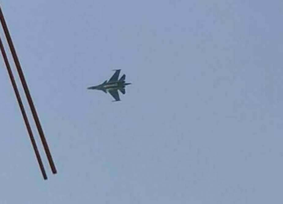 Israeli warplane flying over Lebanon.jpg