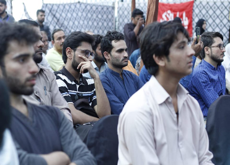 آئی ایس او کے تحت جناح سندھ میڈیکل یونیورسٹی کراچی میں سالانہ یوم امام حسین علیہ السلام