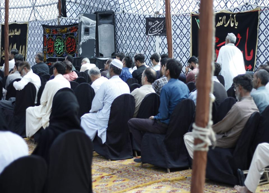 آئی ایس او کے تحت جناح سندھ میڈیکل یونیورسٹی کراچی میں سالانہ یوم امام حسین علیہ السلام