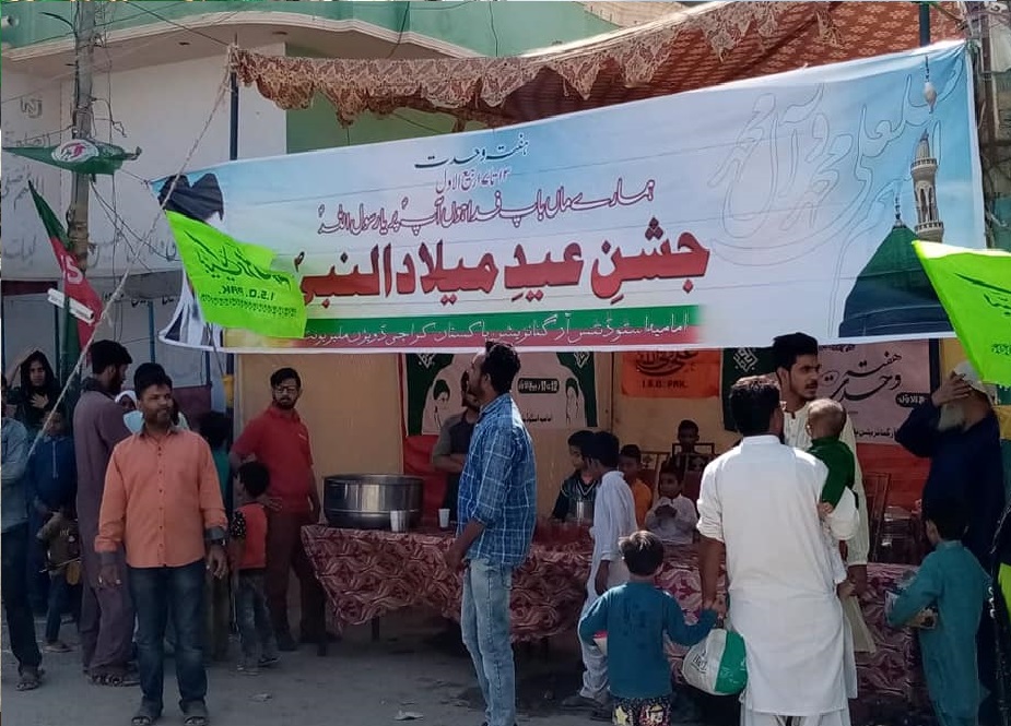 کراچی، آئی ایس او کے تحت شہر بھر میں عید میلادالنبیؐ پر سبیلوں اور استقبالیہ کیمپس کا اہتمام
