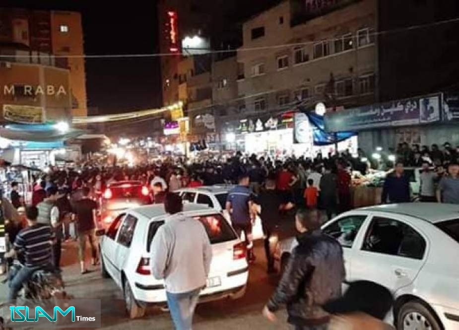 مسيرات شعبية في غزة رفضاً للهدنة مع الإحتلال