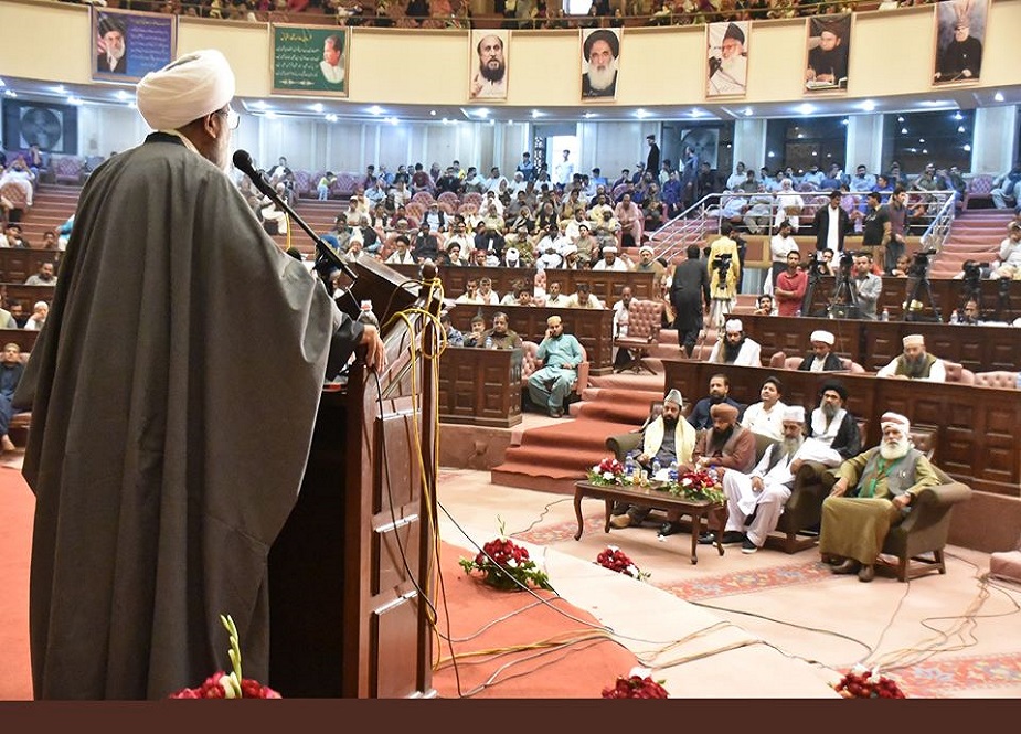 ایم ڈبلیو ایم کے زیراہتمام ایوان اقبالؒ لاہور میں وحدت کانفرنس کی تصاویر